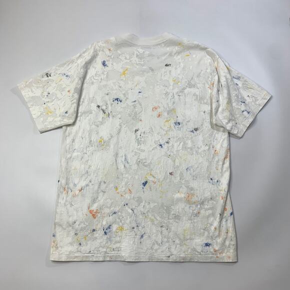 John Elliot T Shirt Mens 3 Multi University Pollock Paint Splatter Short Sleeve - Picture 6 of 8